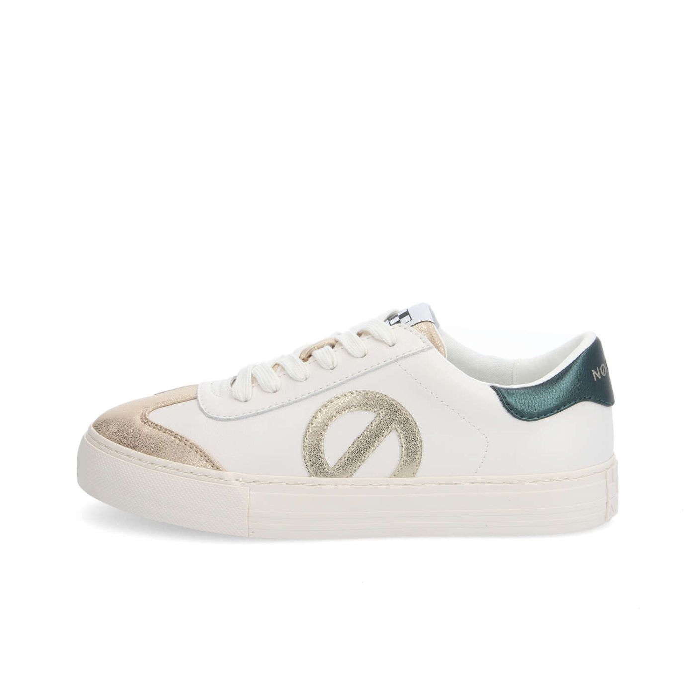 ARCADE TOE SIDE W - NAP/GLOW/METAL - BEIGE/DORATO/VERDE